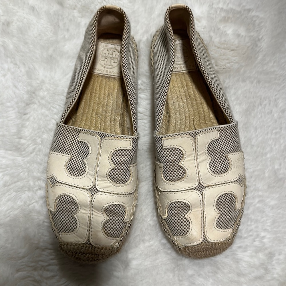 Tory Burch Tan Espadrilles